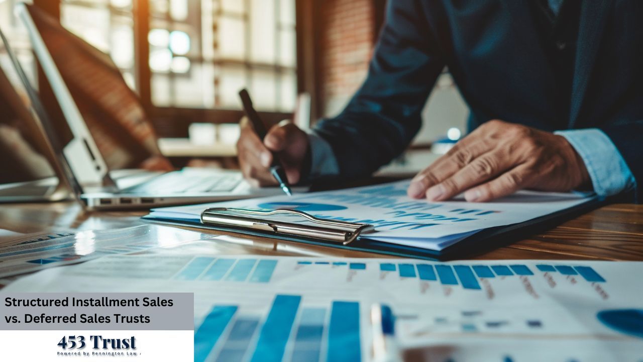 The image depicts a businessman meticulously reviewing financial documents, highlighting the serious and focused nature of financial analysis.